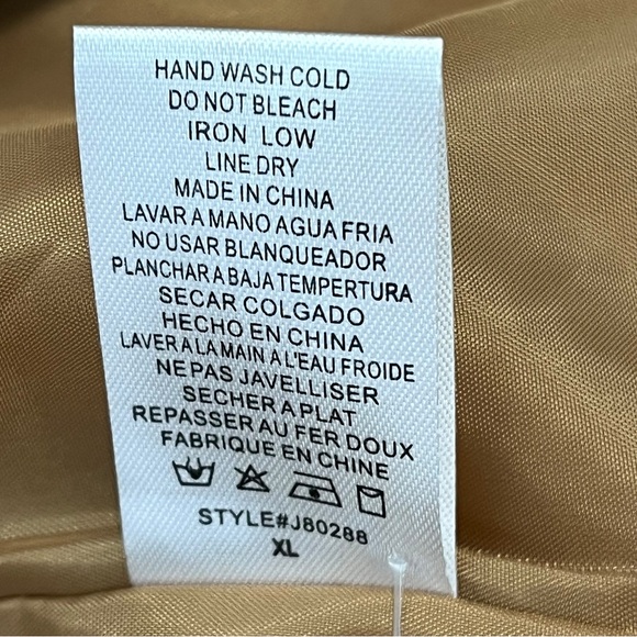 Vici Whiteroom + Cactus Blazer Tan 1 Button Closure Size XL - Picture 8 of 8